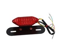 ERINGOGO Retro Motorcycle Tail Light with 20LEDs, 12V Red Brake Turn Signal | Plastic and Iron Build, 3W Output, 180mA Draw, Rear Visibility for Cruiser and Chopper Setups
