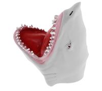 ERINGOGO Reusable Tpr Gray Shark Hand Puppet for Soft Interactive Storytelling Cute Realistic Animal Puppet for Role Play and Creative Imagination for Boys and Party Supplies