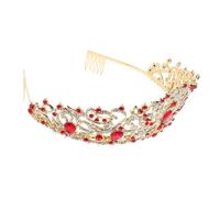 ERINGOGO Rhinestone Bridal Wedding Headband Lightweight Tiara for Women and Versatile Queen Crown Hair Accessory for Bride Prom Birthday Costume Elegant Sparkling Hairpiece