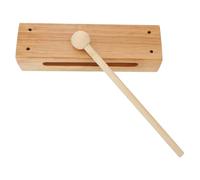 ERINGOGO Rhythm Block Educational Percussion Instrument for Safe Wood Material Music Teaching Tool Simple Design for Creative Development and Concentration Gift