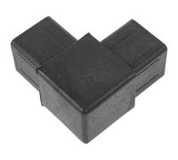 ERINGOGO Right Angle Connector for Steel Pipe 40x40cm Square Pipe Polypropylene Plastic Two-Way Corner Brace Bracket Versatile Secure Connection for Shelf Tight Fixing
