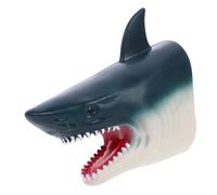 ERINGOGO Rubber Shark Hand Puppet Soft for Interactive Storytelling Educational Hand Safe and Cute Sea Animal Early Learning