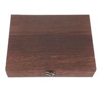 ERINGOGO Rustic Wooden Boxes for Storage with Lockable Lid Practical Retro Storage Box for Small Items and Jewellery with Lid for Home and Office Use