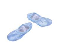 ERINGOGO Satin Ballet Shoes for Dance Practice Nonslip Soft Sole Slippers with Enhanced Traction for Precise Movement and Stability Ballet Classes Sky Blue