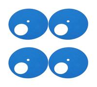 ERINGOGO Scratch Board Blue Sandpaper Sheets Sandpaper Pads 4pcs for Dog Nail Filing with Self Adhesive Backing, Easy Replacement Size and Cat Claw Care for Home Use and Pet Shops