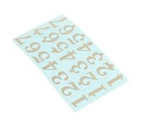 ERINGOGO Self-adhesive Gold Embossed Stickers for Drums and Pianos for Beginners to Label Instruments Craft Stickers for Projects and Music Learning
