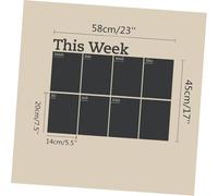 ERINGOGO Self-Adhesive Household Chalkboard Sticker Removable Weekly Plan Board for Wall with Erasable Smooth Surface Reusable Schedule Planner for Home Office School