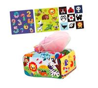ERINGOGO Sensory Box for Boys and Girls High Contrast Toys Tissue Box Toy Material for Montessori Learning at Home