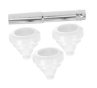 ERINGOGO Set of 3 Trumpet Mouthpieces Rust-proof and Not Easy to Deform 3c 5c 7c Pvc and Copper Material Useful Brass Instrument Accessory for Trumpet Players