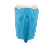 ERINGOGO Shampoo Rinse Cup for Bath Water Pourer Soft TPE Material Lightweight Curved Design Prevents Water in Eyes Comfortable Scalp Protection
