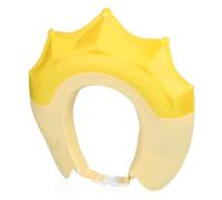 ERINGOGO Shower Cap with Adjustable Fit Hair Washing Shield Bath Visor Safe PP Material Bath Hat for Cute Crown Design for Boys