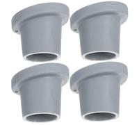 ERINGOGO Shower Chair Leg Caps Non-Skid Rubber Feet with Thick Rubber Base for Transfer Bench and Tube Bath Seats Quick Replacement 4 Pack 2.13In