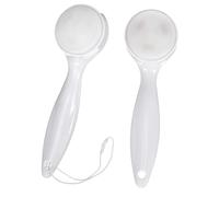 ERINGOGO Silicone Facial Cleansing Brush Set 2pcs Manual Exfoliating Face Scrubber Handheld for Deep Skin Massage and Blackhead Removal Suitable for Daily Skincare