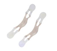 ERINGOGO Silicone Facial Slimming Strap for Face-lifting and Double Chin Reduction Elastic Light Grey Beauty Mask with Flexible Airtight Fit for Faces