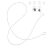 ERINGOGO Silicone Noise Cancelling for Sleep Work Study Travel Ergonomic Design with CD Pattern Versatile Noise Reduction for Peaceful Environments White Color