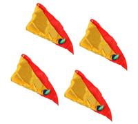 ERINGOGO Silk Scarves Attracts Attention Magic Trick Props 4 Pcs Colour Changing Scarf Trick Tool Not Easy to Fade Random Color for Street and Performance Use