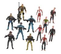 ERINGOGO Simulation Soldier Model with Articulated Military Figures Including Zombie Dolls and Elite Mercenaries Realistic Action Figures for Cosplay and Educational Play