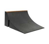 ERINGOGO Skateboard Park Ramp Mini Skateboard Training Prop for Kids Sturdy Obstacle for Indoor Play and Finger Exercise