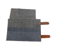 ERINGOGO Slot Leather Hairdressing Scissor Bag Rolling Styling Tools Organizer for Barbers and Hairdressers Compact Pouch for Combs and Clippers Salon Tool Storage