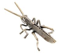 ERINGOGO Small Copper Locust Tea Pet Figurine Lifelike Miniature Desktop Ornament with Smooth Surface Craft for Office and Home Decoration