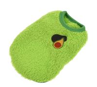 ERINGOGO Small Pet Rabbit Winter Clothing, Avocado Green XXS Flannel Vest for Dwarf and Lop Rabbits, Warm Soft Coat Suitable for Indoor and Outdoor Use