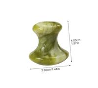 ERINGOGO Smooth Facial and Body Massage Stone Green Jade Mushroom-Shaped Beauty Massager Tool for Relaxation Wrinkle Relief Absorption Suitable for Gift Giving and Daily Spa Use