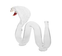 ERINGOGO Snake Shaped Glass Whiskey Decanter with Advanced Sealing Heat Resistant High Borosilicate Glass Artistic Liquor Bottle for Home Decor Business Banquets and Festive Celebrations