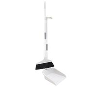 ERINGOGO Soft Bristle Broom and Dustpan Set, Hair Cleaning Floor Tool Stable Dustpan, Blue Household Sweeping Kit for Home Floor Cleaning