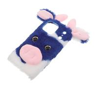 ERINGOGO Soft Touch Shockproof Cow Print Phone Case for Large Screen Smartphones Animal Print Protective Cover with Bumper Design Stylish Women Smartphone Shell