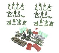 ERINGOGO Soldier Set for Boys Safe Rounded Corner Soldiers Figures Kit Creative Early Education Plaything to Stimulate Imagination and Enhance Skills Lightweight Material