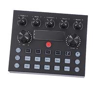 ERINGOGO Sound Card for Mobile Phone Computer Music Mixer Voice Changer for Adults Rgb Light Effect for Live Streaming