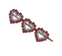 ERINGOGO Sparkling Diamond Heart Hairpin Side Hair Clamp for Women Thick Hair Clips Valentines Day Accessories Cute Rhinestones