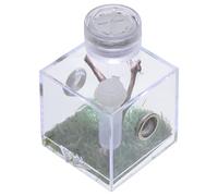 ERINGOGO Spider Habitat Box Jumping Spider Box with Acrylic and Wood Material Easy to Observe Prevents Small Pets from Escaping Size M Assorted style