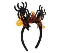 ERINGOGO Spider Pumpkin Halloween Headband for Women Lightweight Scary Hairband for Cosplay Party Decorations Comfortable Fit for Costume Contests and Group Celebrations