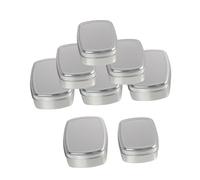 ERINGOGO Square Aluminum Cans Cosmetic Boxes for Handmade Soap Storage Leak-Proof Decorative Cans with Lid, Portable Storage Holders for Bathroom Home Travel Use