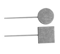 ERINGOGO Stainless Steel Bass Drum Beater Replacement for Drum Pedal Square Flat Bottom Felt Instrument Parts for Percussion Accessories and Use