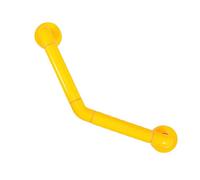 ERINGOGO Stainless Steel Bathroom Grab Bar Slip Shower Handle Non Skid Bathtub Handrail Yellow Safety Rail for Elderly Disabled with Rounded Palm Grip Easy Installation