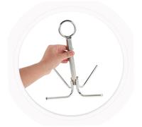 ERINGOGO Stainless Steel Claw Grappling Hook Anchor Durable Boat Anchor Kit with Swivel Jaw for Yachts Kayaks Inflatable Boats Versatile Seabed Compatibility for Sand Gravel Rocky Surfaces