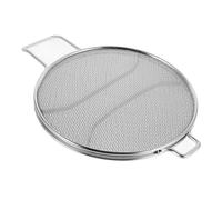 ERINGOGO Stainless Steel Dual Layer Splatter Guard Oil Splash Screen for Air Fryer Replacement Parts Dishwasher Safe Cooking Splatter Guard Lid for Frying Pans Oil Splash Protection