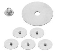 ERINGOGO Stainless Steel Flute Screws and Large Gasket Pads Fixing Repair Kit for Flute Maintenance Secure and Stable for Performance