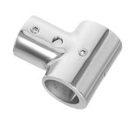 ERINGOGO Stainless Steel Tee Pipe Connector for Boats Detachable Handrail Fitting Yacht Hardware Space-saving Right Angle Design System Compatibility