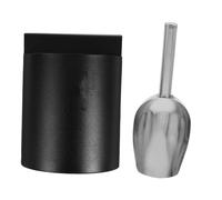 ERINGOGO Stainless Steel Utility Scoop Set with Holder Smooth Surface for Easy Scooping of Ice Nuts Grains and Flour Scoops for Home Kitchen Cafes and Commercial Use