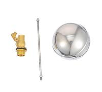 ERINGOGO Stainless Steel Water Tower Tank Float Ball Controller with High Temperature Seal Adjustable Water Level Float Valve and Garden Tank Use