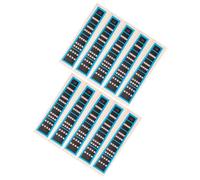ERINGOGO Stickers for Learning Finger Positions 10pcs Violin Indicator Fretboard Blue Easy to Use Paper Note Decals for Beginners and Students on 1/8 Size Violins