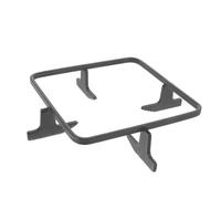 ERINGOGO Sturdy Black Cast Iron Gas Stove Holder Pan Support Oil Resistance and Safe Support for Pots, Kitchen Accessory for Stable Cooking on Gas Hob