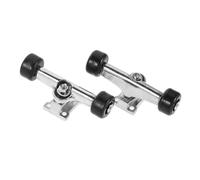 ERINGOGO Sturdy Metal Finger Skateboard Trucks and Bearing Wheels Set Zinc Alloy Repair Parts for Mini Skateboards Professional Fingerboard Accessories for Skill Development and Replacement