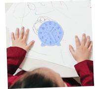 ERINGOGO Teaching Clock for Learning Tool for Classroom Preschool Coordinated Hands for Easy Learning Develops Management Skills and Sense