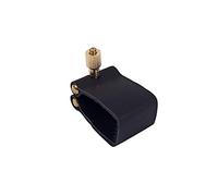 ERINGOGO Tenor Saxophone Clip Black Flute Card Gold Screws for Beginners Easy to Install and Remove Stabilizes Tube for Better Performance