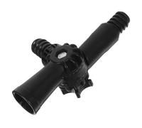 ERINGOGO Threaded Pole Angle Adapter for Mop Broom Extension, 1pcs Black Hinge Connector for Window Track Cleaning and Dusting Tools, Compatible with Wood and Metal Poles, for Home Cleaning