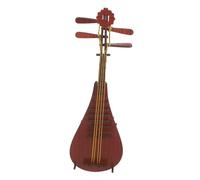 ERINGOGO Three Dimensional Wooden Puzzle Educational Lute Assembly Kit for for Birthdays and Holidays Engaging DIY Fun and Home